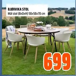 Obs Bygg BJØRVIKA STOL tilbud