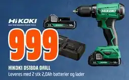 Obs Bygg HIKOKI DS18DA DRILL tilbud