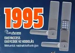 Obs Bygg EASYACCESS EASYCODE V2 KODELÅS tilbud