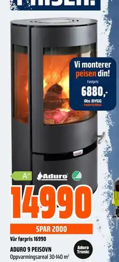 Obs Bygg ADURO 9 PEISOVN tilbud
