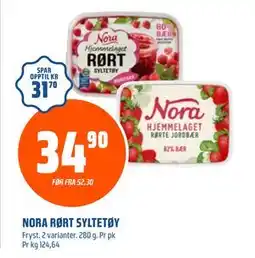 Coop Obs NORA RØRT SYLTETØY tilbud
