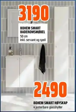 Obs Bygg BOHEM SMART BADEROMSMØBEL tilbud
