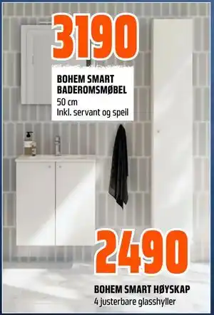 Obs Bygg BOHEM SMART BADEROMSMØBEL tilbud