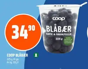 Coop Obs COOP BLÅBÆR tilbud