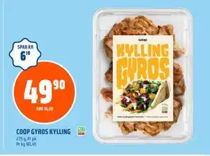 Coop Obs COOP GYROS KYLLING tilbud
