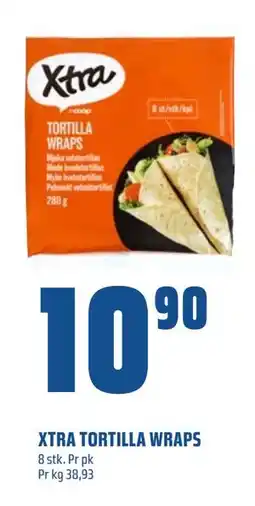 Coop Obs XTRA TORTILLA WRAPS tilbud