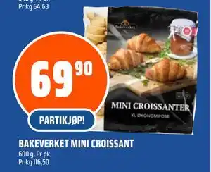 Coop Obs BAKEVERKET MINI CROISSANT tilbud