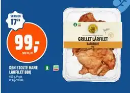 Coop Obs DEN STOLTE HANE LÅRFILET BBQ tilbud