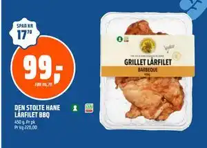 Coop Obs DEN STOLTE HANE LÅRFILET BBQ tilbud