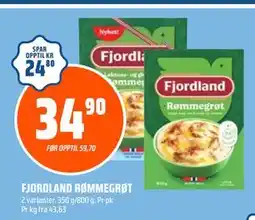 Coop Obs FJORDLAND RØMMEGRØT tilbud
