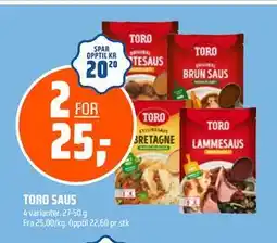 Coop Obs TORO SAUS tilbud
