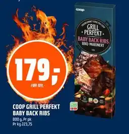 Coop Obs COOP GRILL PERFEKT BABY BACK RIBS tilbud