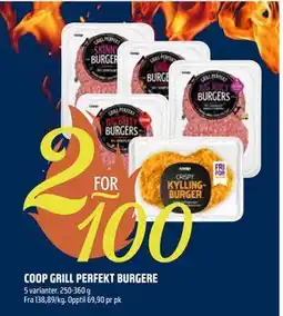 Coop Obs COOP GRILL PERFEKT BURGERE tilbud