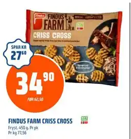 Coop Obs FINDUS FARM CRISS CROSS tilbud
