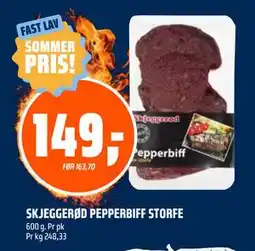 Coop Obs SKJEGGERØD PEPPERBIFF STORFE tilbud