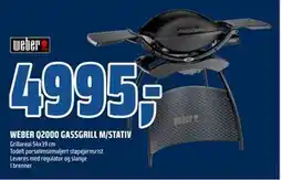 Coop Obs WEBER Q2000 GASSGRILL M/STATIV tilbud