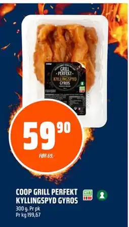 Coop Obs COOP GRILL PERFEKT KYLLINGSPYD GYROS tilbud
