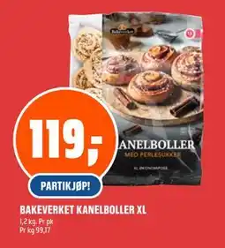 Coop Obs BAKEVERKET KANELBOLLER XL tilbud