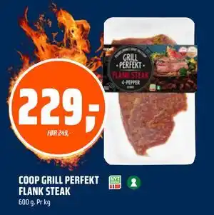 Coop Obs COOP GRILL PERFEKT FLANK STEAK tilbud