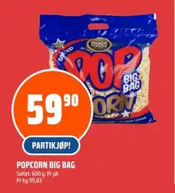 Coop Obs POPCORN BIG BAG tilbud