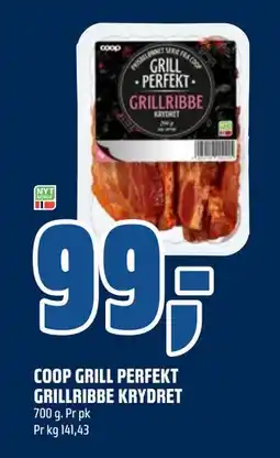 Coop Obs COOP GRILL PERFEKT GRILLRIBBE KRYDRET tilbud