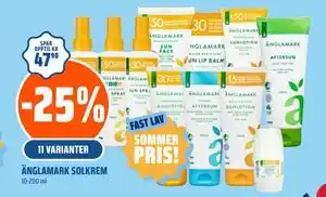 Coop Obs ÄNGLAMARK SOLKREM tilbud