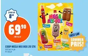 Coop Obs COOP MEGA MIX BOX 20 STK tilbud