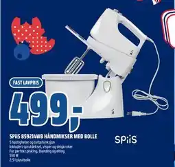 Coop Obs SPiiS 859214WB HÅNDMIKSER MED BOLLE tilbud