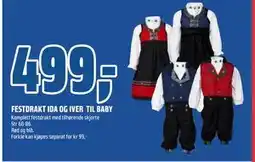 Coop Obs FESTDRAKT IDA OG IVER TIL BABY tilbud