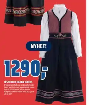 Coop Obs FESTDRAKT HANNA JUNIOR tilbud