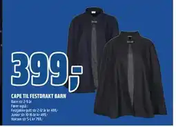 Coop Obs CAPE TIL FESTDRAKT BARN tilbud