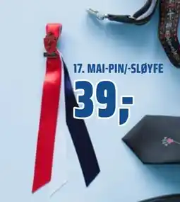 Coop Obs 17. Mai-pin/-sløyfe tilbud
