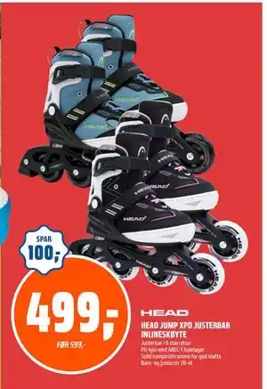 Coop Obs HEAD JUMP XPD JUSTERBAR INLINESKØYTE tilbud