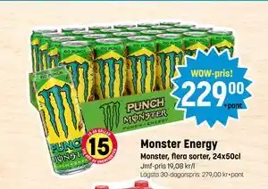 Eurocash Monster Energy tilbud
