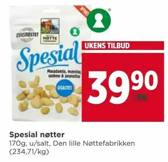 Meny Spesial nøtter tilbud