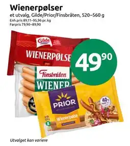Joker Wienerpølser tilbud