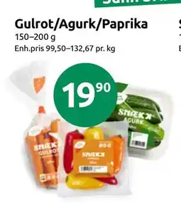 Joker Gulrot/Agurk/Paprika tilbud