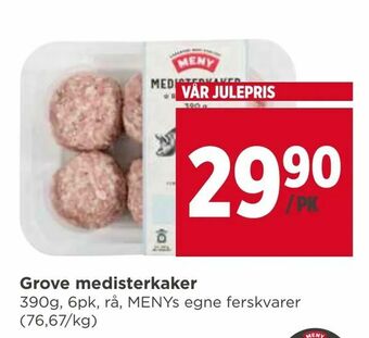 Meny Grove medisterkaker tilbud