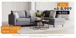 Skeidar Tempo hjørnesofa Oppsett 11R tilbud