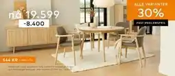 Skeidar Woodcraft rundt spisebord tilbud