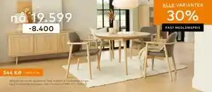 Skeidar Woodcraft rundt spisebord tilbud