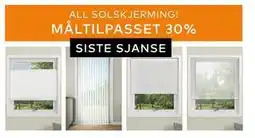 Skeidar ALL SOLSKJERMING MÅLTILPASSET 30% tilbud