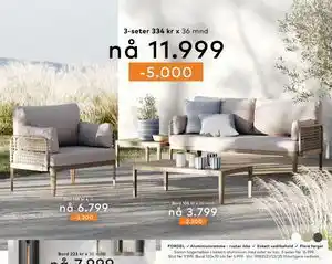 Skeidar Bord tilbud