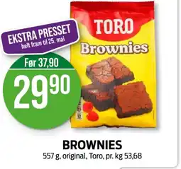 Kiwi BROWNIES tilbud