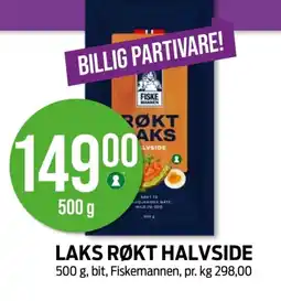 Kiwi LAKS RØKT HALVSIDE tilbud