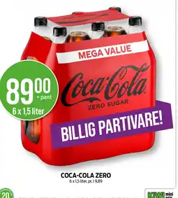 Kiwi COCA-COLA ZERO tilbud