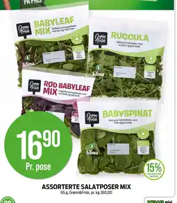 Kiwi ASSORTERTE SALATPOSER MIX tilbud