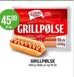 Kiwi GRILLPØLSE tilbud