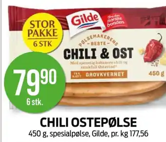 Kiwi CHILI OSTEPØLSE tilbud