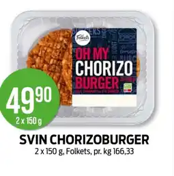 Kiwi SVIN CHORIZOBURGER tilbud